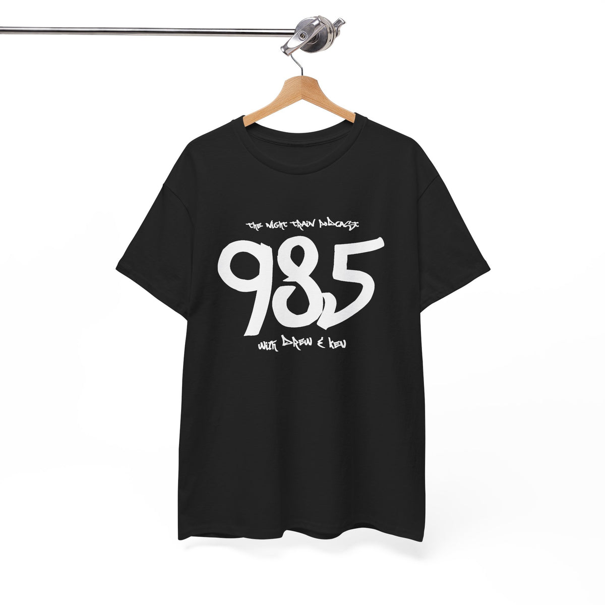 985 Area Code T-Shirt — Bold Handwritten Design with '985'