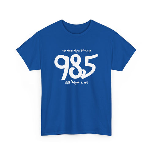 985 Area Code T-Shirt — Bold Handwritten Design with '985'